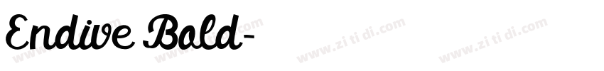 Endive Bold字体转换 Endive Bold字体转换